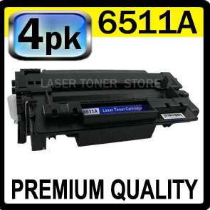 4pk High Capacity Q6511X Toner Cartridge For HP Laserjet 2420 2420d 