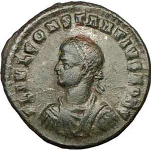  CONSTANTIUS II 337AD Authentic Genuine Ancient Roman Coin 