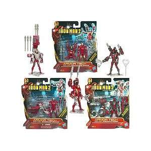  Iron Man 2 Armor Tech Deluxe Action Figures Wave 2: Toys 