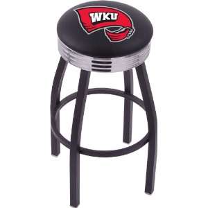  Western Kentucky University Steel Stool with 2.5 Ribbed 