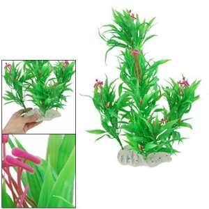  Como Fuchsia Flower 36cm High Plastic Water Plant for Fish 