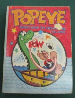 VINTAGE POPEYE BIG LITTLE BOOK COMIC WHITMAN GHOST SHIP  