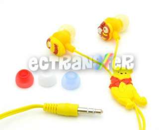 Winnie the Pooh 3.5mm Earphone Earbud Headset/HP783  