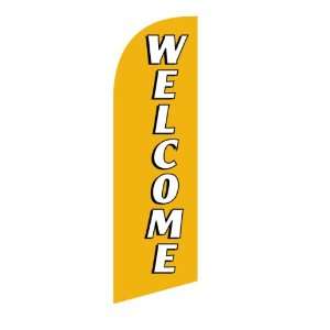 5ft Real Estate WELCOME Flag Feather Banner Flag Managers Special 