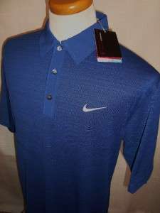 XL 2011 Nike Tiger Woods UV Woven Tour Logo Polo Shirt  