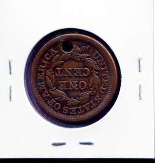 1848 Braided Hair Large Cent #D309  