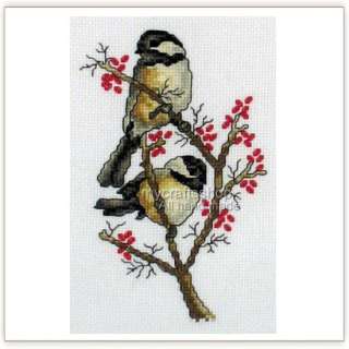 Spring Birds  PREORDER FINISHED COMPLETED CROSS STITCH  