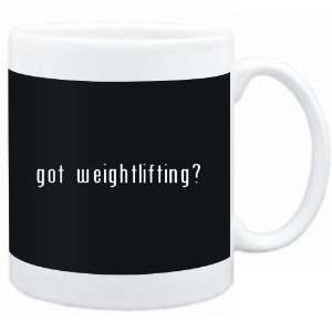 Mug Black  Got Weightlifting?  Sports