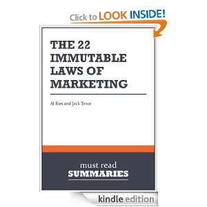 Summary The 22 immutable laws of marketing   Al Ries and Jack Trout 