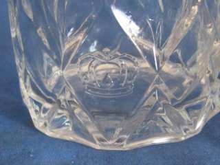 Crown Royal Whiskey On The Rocks Glasses Lot of 2 RARE  