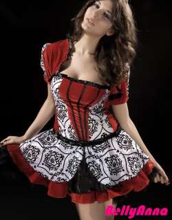 Queen Of Hearts Alice In Wonderland Adult Halloween Cosplay Costume 