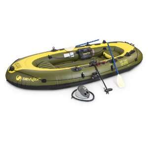  Sevylor Fish Hunter Inflatable Boat Kit: Sports & Outdoors