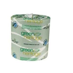 Atlas Paper Mills Green Heritage Bathroom Tissue, 2 Ply, 500 Sheets 