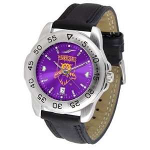 Weber State Wildcats Sport Leather Anochrome Mens NCAA Watch