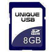 8GB SD CARD   HIGH SPEED, SDHC, MEMORY CLASS 6  