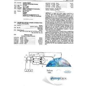   Patent CD for LIQUID FUEL ROCKET ENGINE CONSTRUCTION 