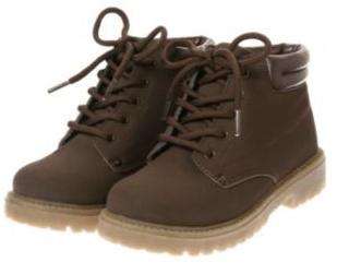   Fairisle Reindeer Youth Boys (8yrs+) Brown Hiking Boots Size 2 NWT