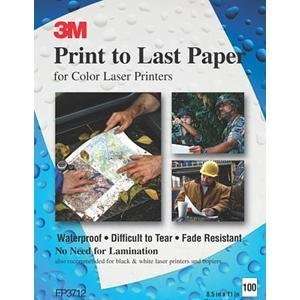  3M Print to Last Laser Paper 100 Indoor outdoor (8.5X11 