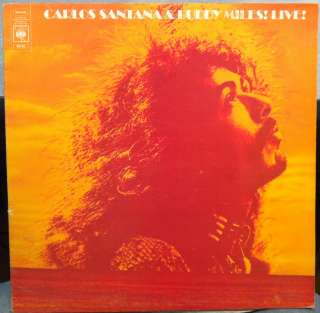 SANTANA & BUDDY MILES live LP VG+ 1972 1st UK A1/B1  
