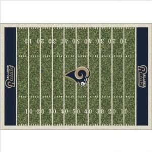   St Louis Rams Football Rug Size: 78 x 109 Home & Kitchen
