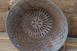   Large Metal Olive Bucket From Turkey/Industrial Olive Basket  