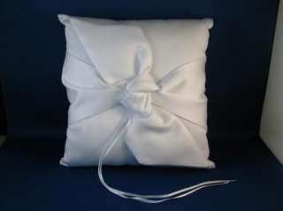 Beverly Clark Ring Bearer Pillow Wedding wt LOVE KNOT  