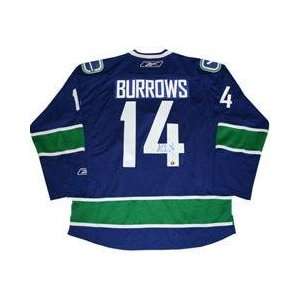  Alexandre Burrows Autographed Pro Jersey   Autographed NHL 