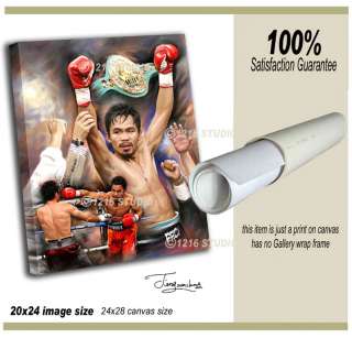 Manny Pacquiao giclee print on canvas N 988  