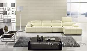   modern design leather sectional sofa chaise chair set furniture  