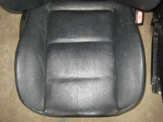 BMW E36 Front Seat Pair Black Leather 94 325i 318i 4dr  