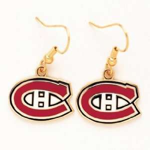 NHL Montreal Canadiens Earrings: Sports & Outdoors