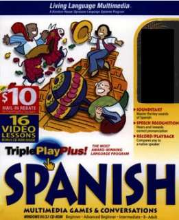 Triple Play Plus: Spanish PC CD learn language program!  