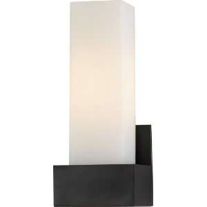   Fluorescent One Light Wall Sconce Finish: Oil Rubbed Bronze, Watts: 18