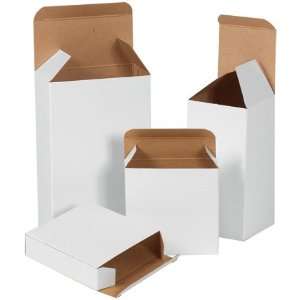   16 x 4 White Reverse Tuck Folding Cartons