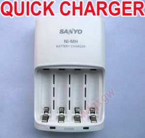 Quick Recharger AA AAA Battery Charger Sanyo ENELOOP  