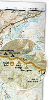ACADIA Trails Illustrated Map NATIONAL GEOPGRAPHIC  