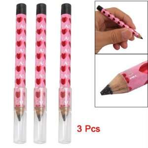   Patterns Pink Body Glitter Black Tip Eyeliner Pen Make Up Tool 3 Pcs