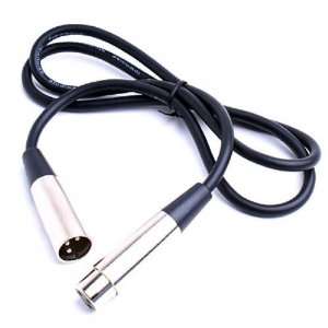  XLR 3 Pin Male to Female Balanced Microphone Mic Extension 