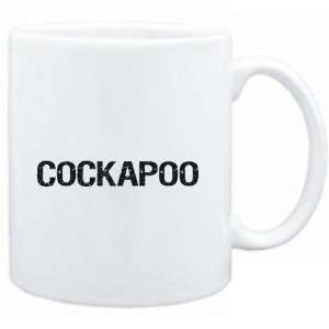  Mug White  Cockapoo  SIMPLE / CRACKED / VINTAGE / OLD 