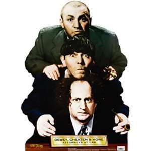  Three Stooges   Dewey, Chetum & Howe Cardboard Stand up 