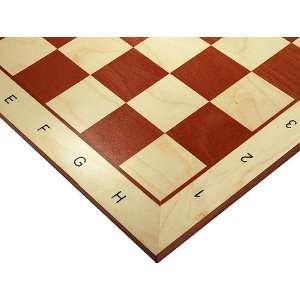  Mahogany & Maple Chess Board 19x19 Toys & Games
