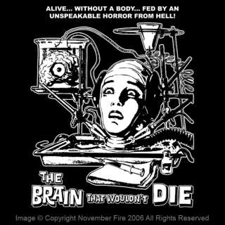 The Brain That Wouldnt Die MST3K Drive in Horror Shirt  