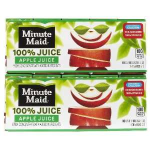 Minute Maid 100% Apple Juice, 10 ct, 2 Grocery & Gourmet Food