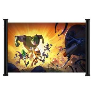  Ratchet and Clank All 4 One Game Fabric Wall Scroll Poster 