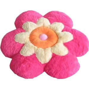   Soft Cozy Cat Dog Pet Bed / Large Pink Flower Pillow 