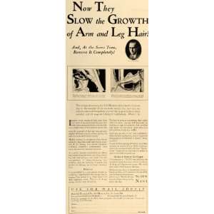 1928 Ad Hannibal Pharmacal Co Hair Removal Treatment 