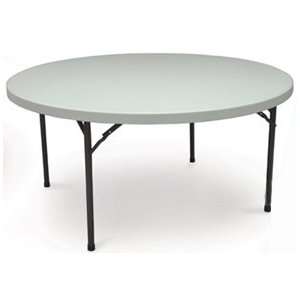   McCourt Manufacturing Econolite™ Round Folding Table: Home & Kitchen