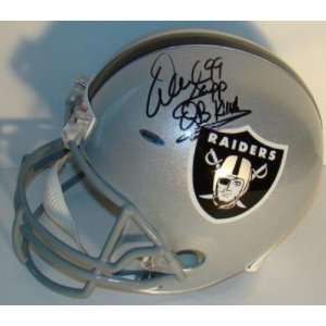 Warren Sapp QB KILLA SIGNED F/S Raiders Helmet UDA   Autographed NFL 