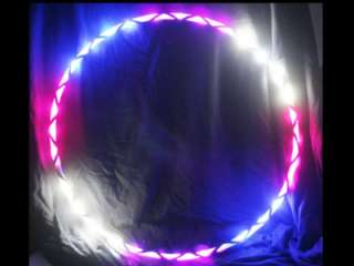 32 LED Hula Hoop   LIGHT WEIGHT   Pink/Blue/White/UV  