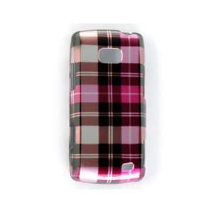   Ally VS740   Hot Pink Checkes Plaid Print: Cell Phones & Accessories
